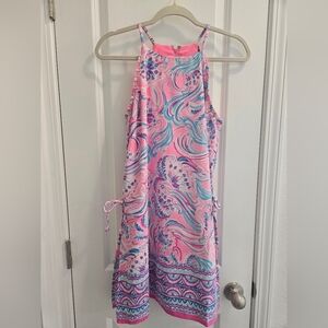 Lilly Pulitzer Pink and Blue Swirl Jumpsuit